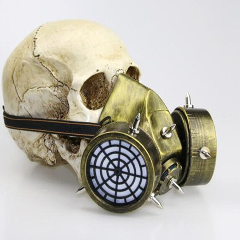 MASQUE DEGUISEMENT A GAZ CLOUTE STEAMPUNK CYBER