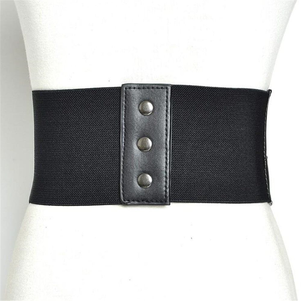 SERRE TAILLE LARGE RETRO RUBAN PUNK