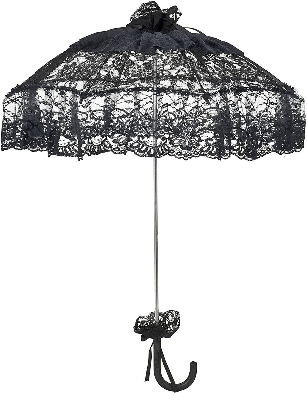 OMBRELLE NOIRE DENTELLE GOTHIQUE