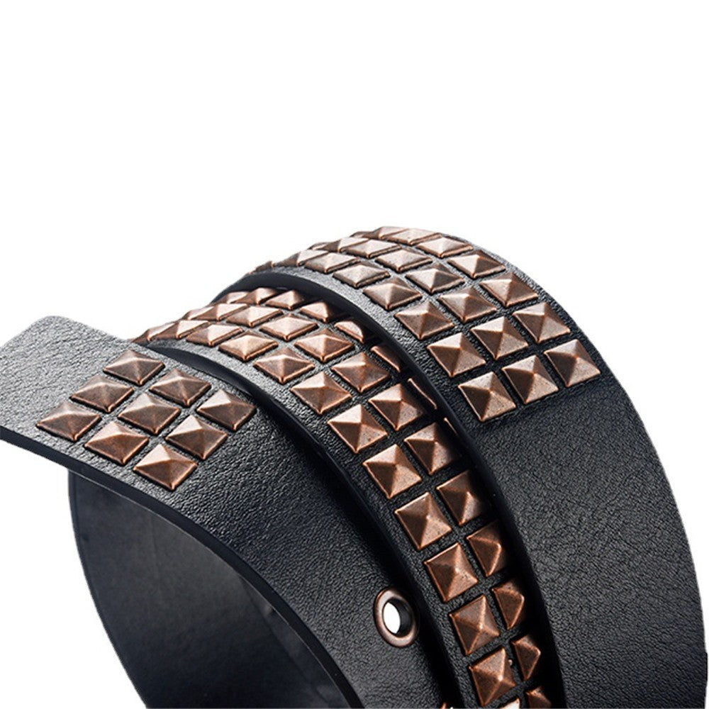 CEINTURE GOTHIQUE PUNK CLOUTE CUIVRE