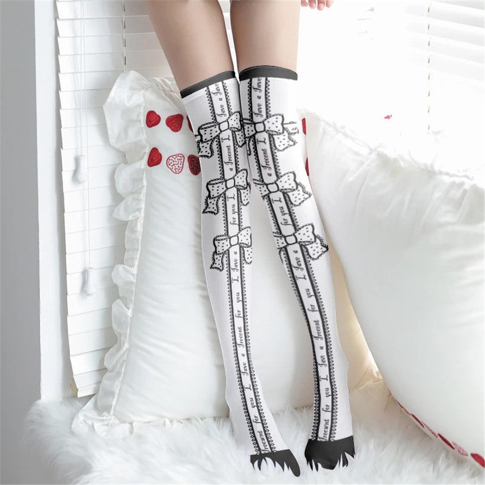 CHAUSSETTES LOLITA PAPILLON MONTANTES FEMME
