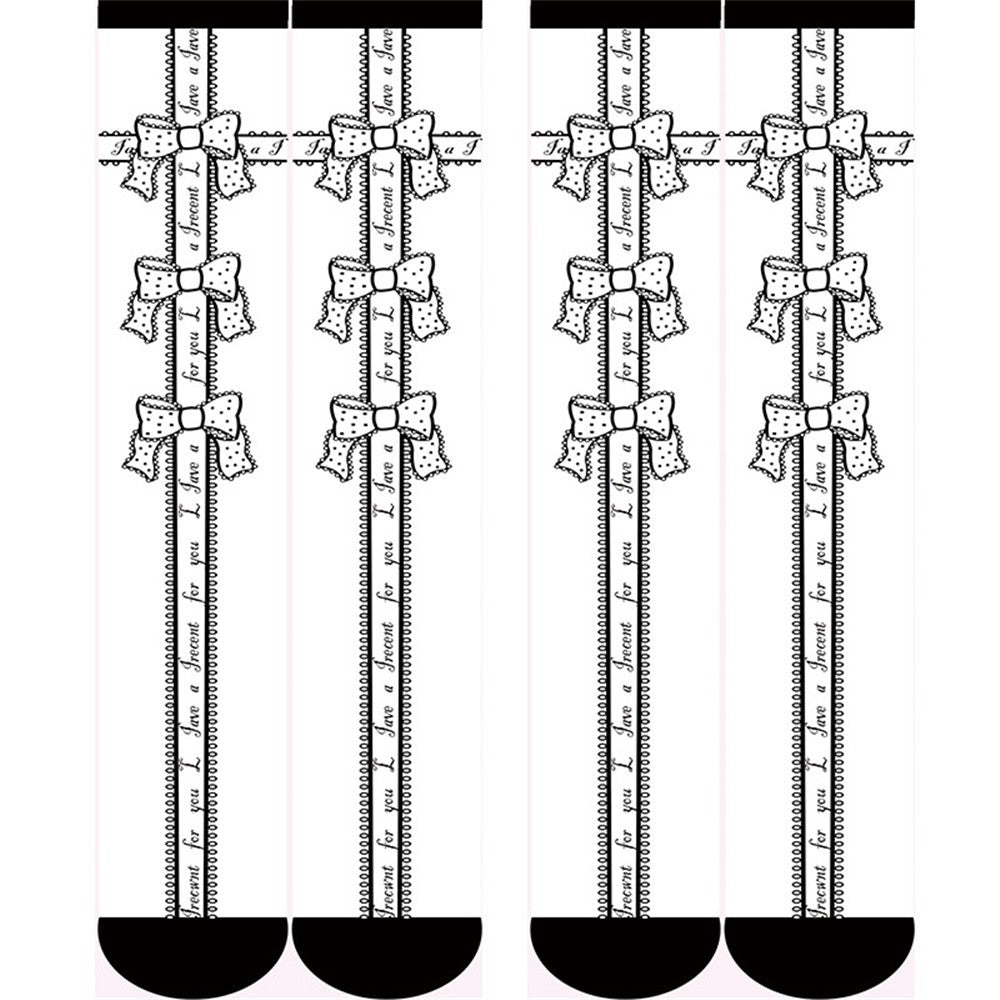 CHAUSSETTES LOLITA PAPILLON MONTANTES FEMME