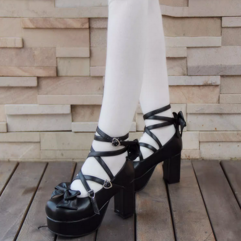 CHAUSSURES LOLITA SANGLES CROISEES REF 9803 TALON 8CM