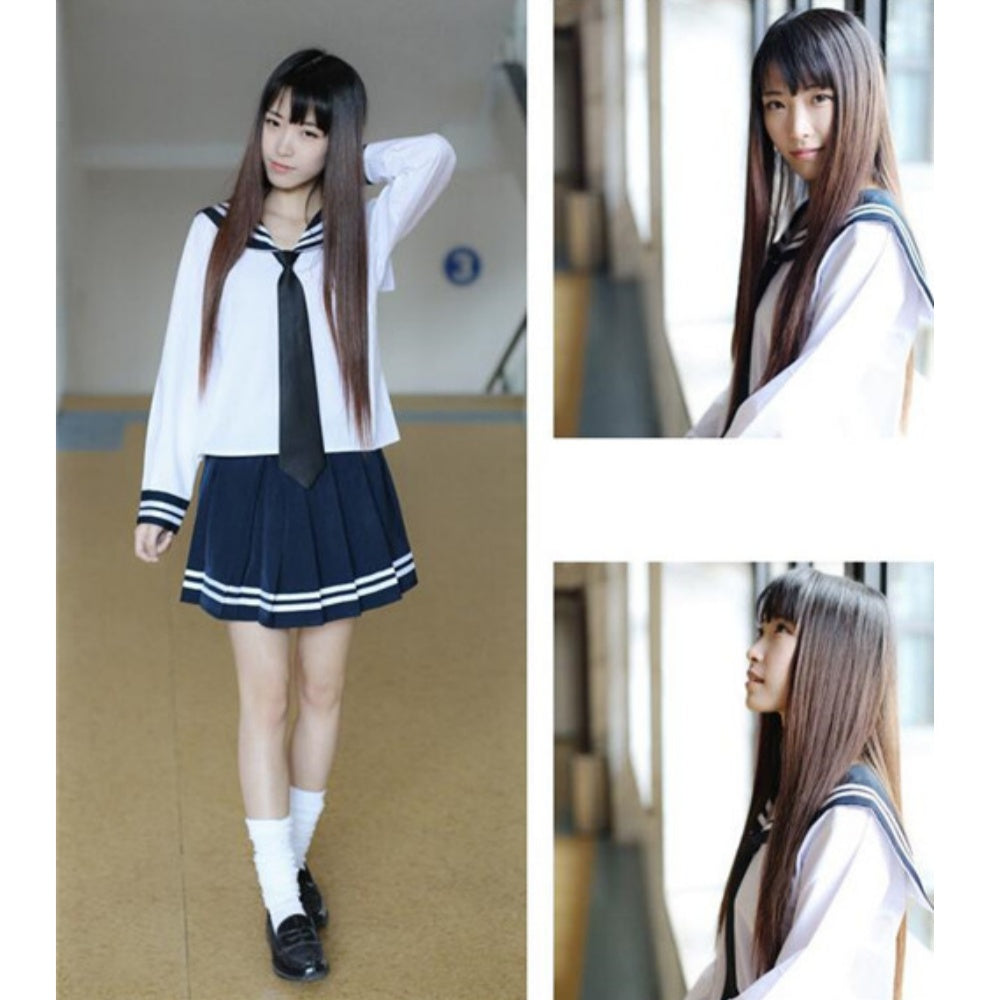 FEMME BLEU FONCE UNIFORME MANCHE LONG