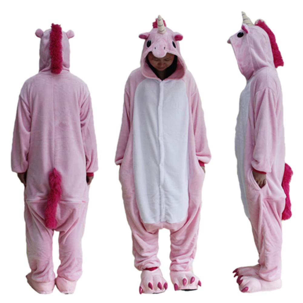 KIGURUMI PYJAMA DEGUISEMENT LICORNE ROSE