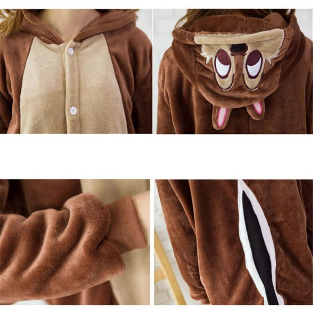 KIGURUMI PYJAMA DEGUISEMENT ECUREUIL