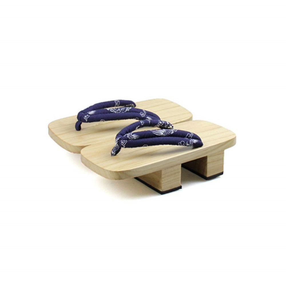 GETA SANDALES RUBAN DRAGON HOMME BOIS TONG SAMURAI JAPONAIS TALON 5 CM