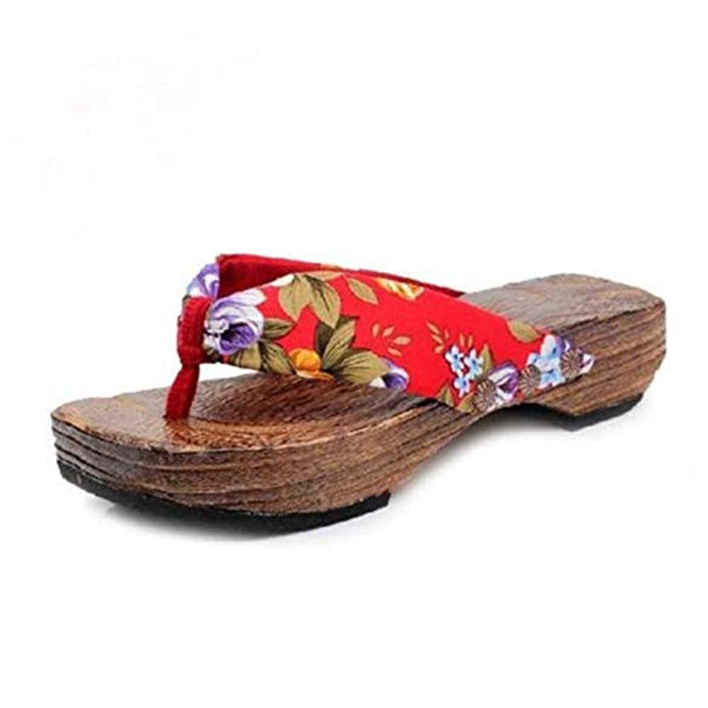 GEAT YUGATA TONG SAMURAI JAPONAIS CHAUSSON BOIS SANDALES GEISHA FEMME