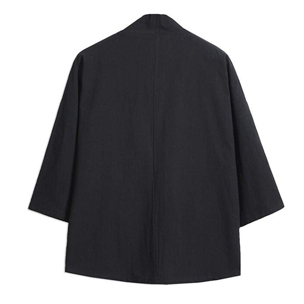 HAUT KIMONO JAPONAIS EPAIS COTON GRUE BORDERIE