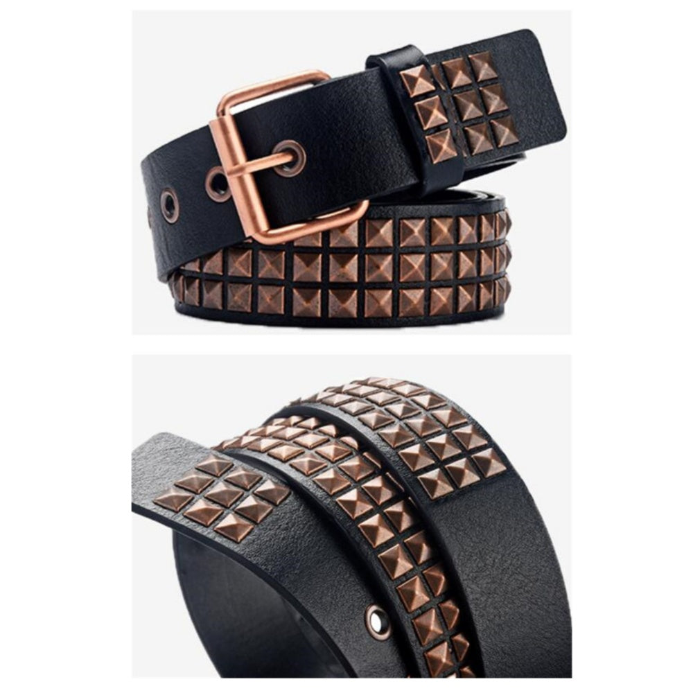 CEINTURE GOTHIQUE PUNK CLOUTE CUIVRE