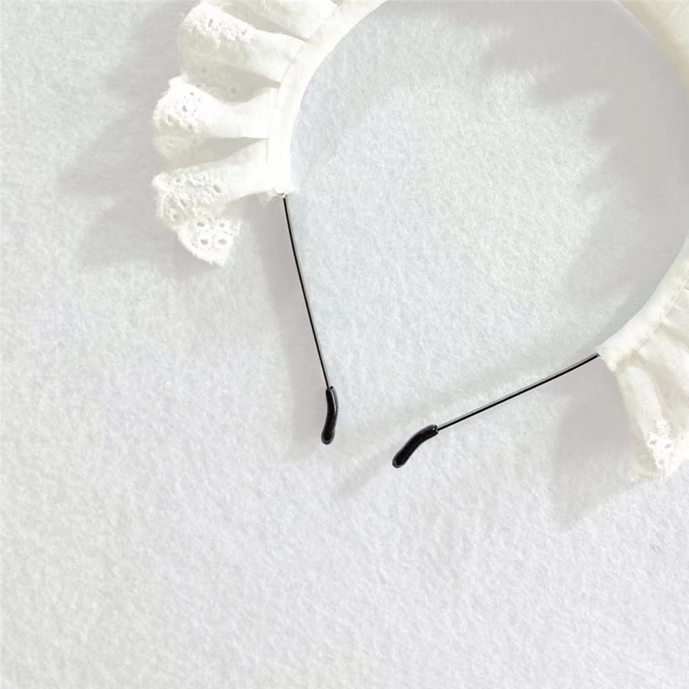 SERRE TETE DENTELLE BLANCHE MAID SOUBRETTE DOLL