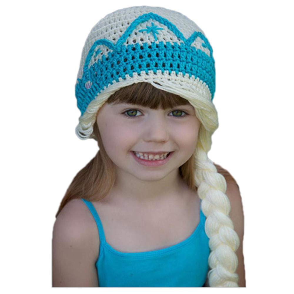 LOT DE 2 BONNETS ELSA ANNE LA REINE DES NEIGES