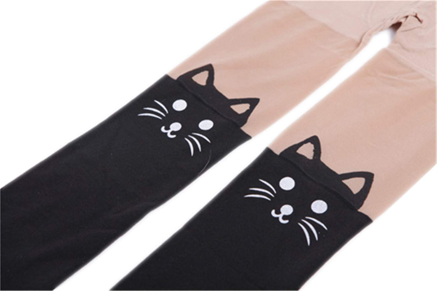 COLLANTS TATOUAGE CHAT KAWAII