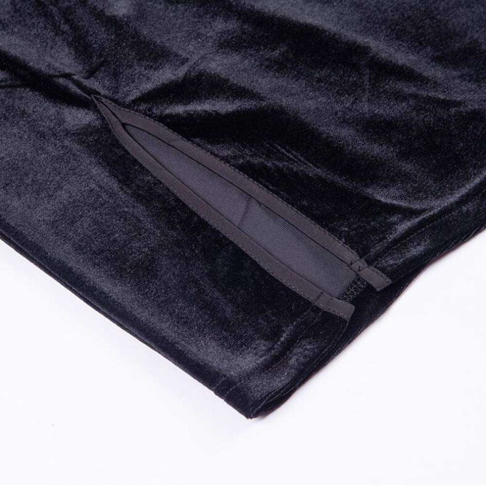 CHEONGSAM VELOURS QIPAO ROBE NOIR TRADITIONNELLE CLASSIQUE