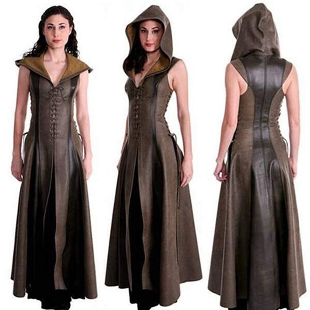 MANTEAU FEMME ARC FLECHE MEDIEVAL STEAMPUNK MOYEN AGE