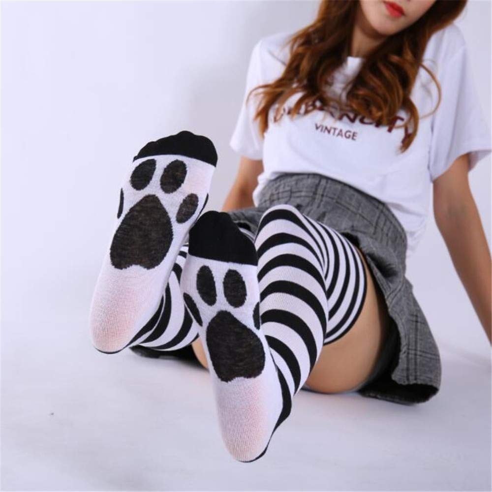 CHAUSSETTES MONTANTES PATTES CHAT COUSSINETS