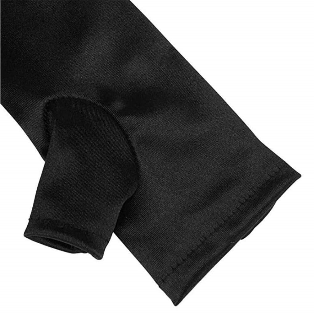 MITAINES NOIR LONG RUBAN LACET EMO GOTHIQUE