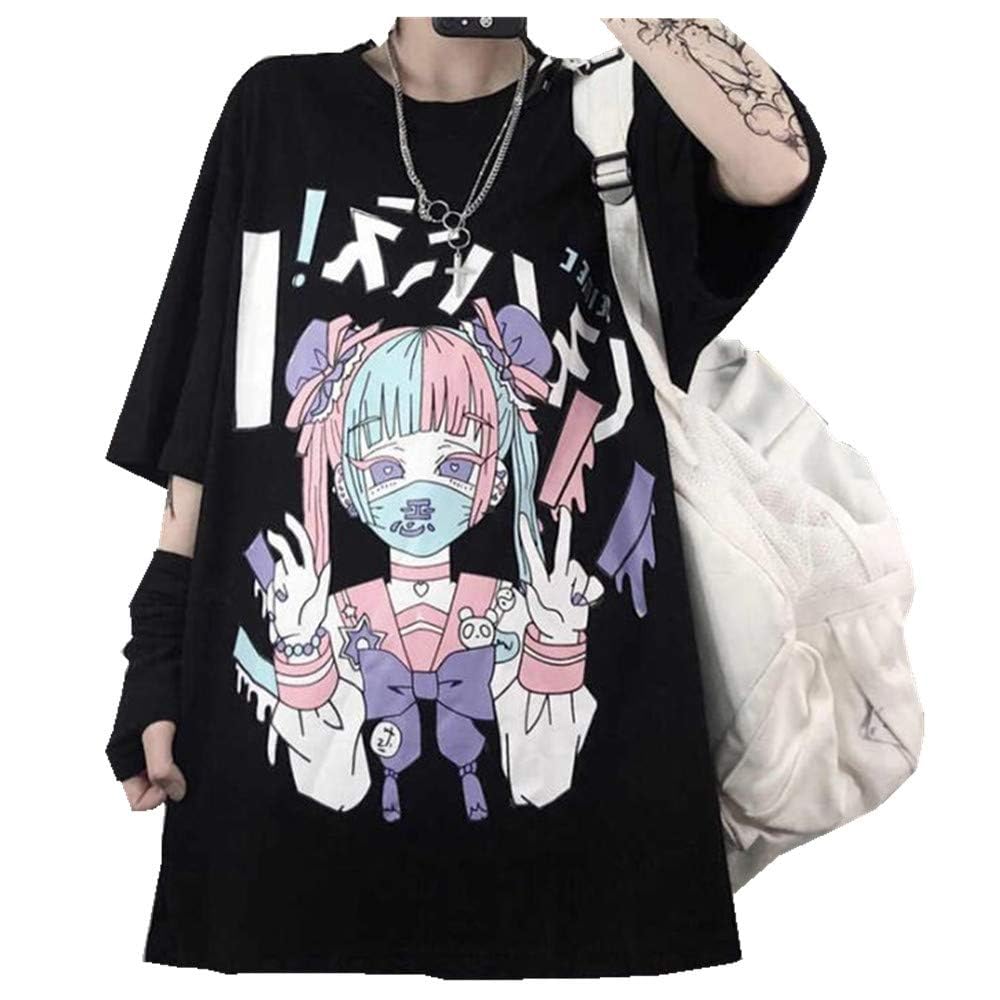 T SHIRT GOTHIQUE HIP HOP JAPONAIS EMO