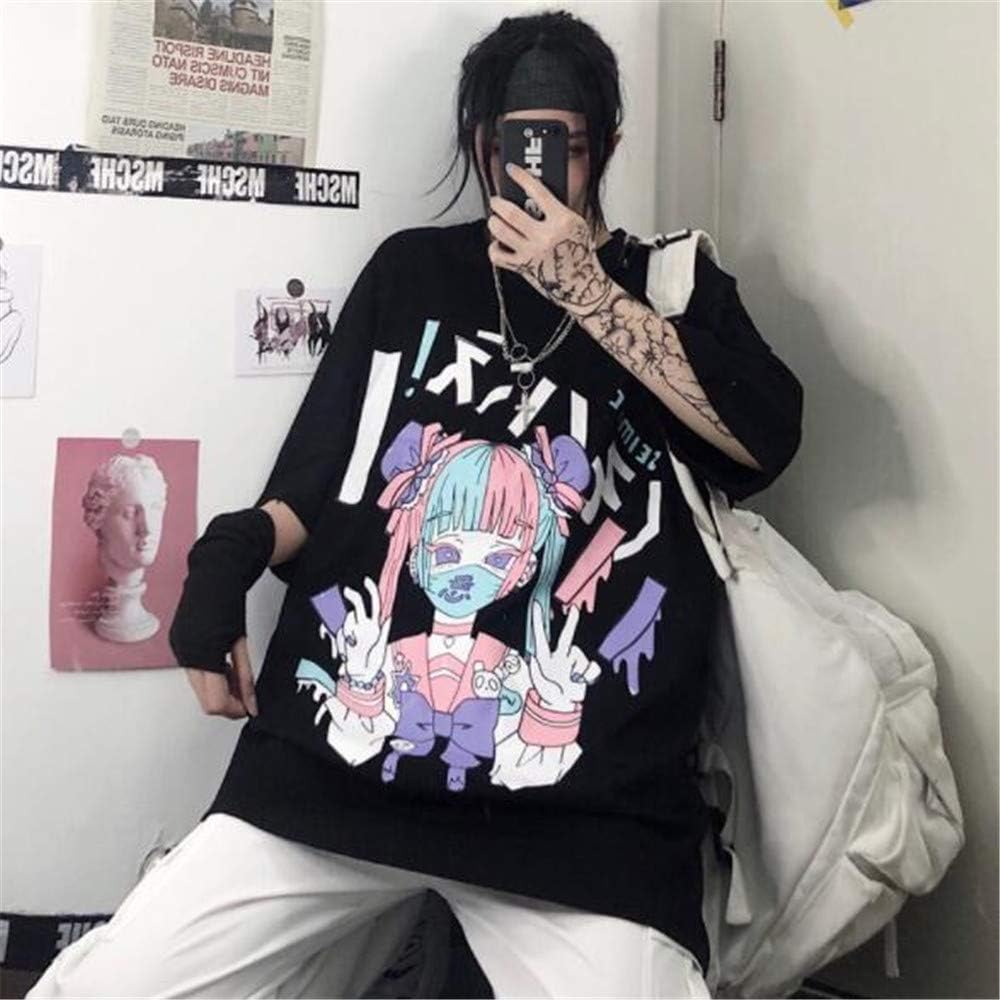 T SHIRT GOTHIQUE HIP HOP JAPONAIS EMO