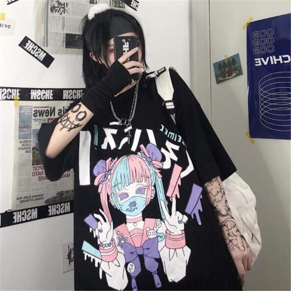 T SHIRT GOTHIQUE HIP HOP JAPONAIS EMO