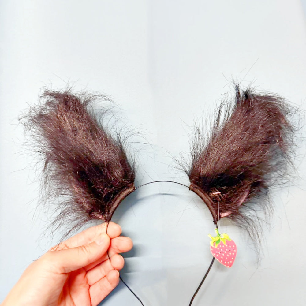 OREILLE RENARD LOUP SERRE TETE NOIR