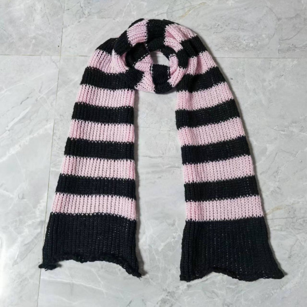 ECHARPE RAYURE EOSE NOIR