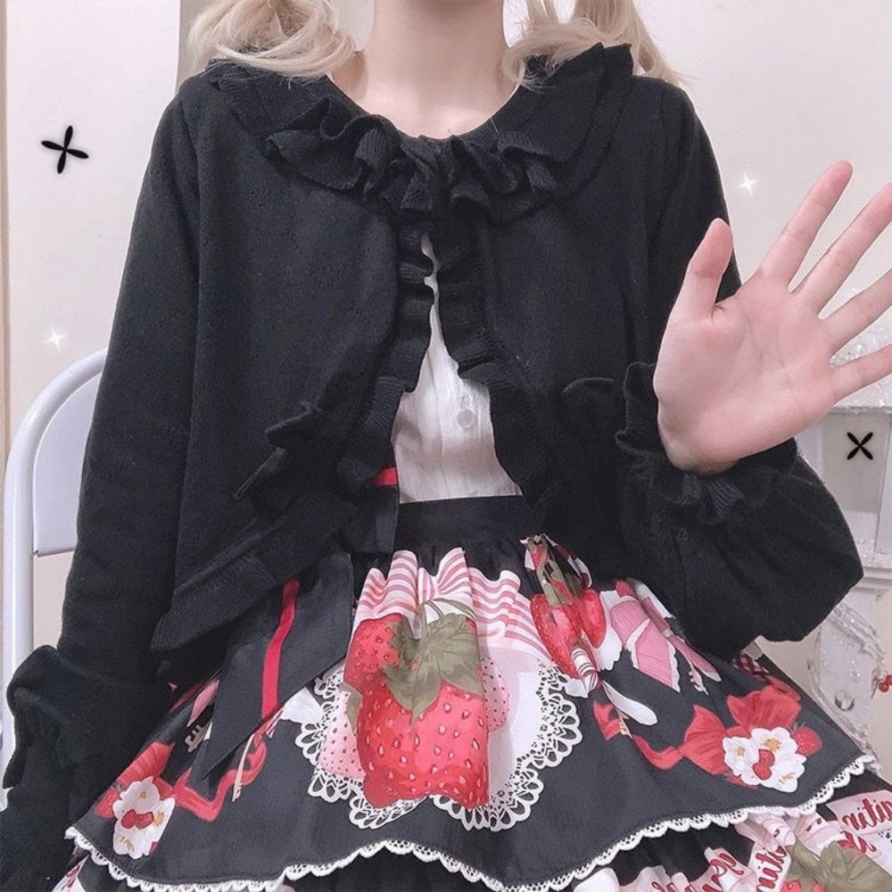 PULL BOLERO NOIR KAWAII LOLITA