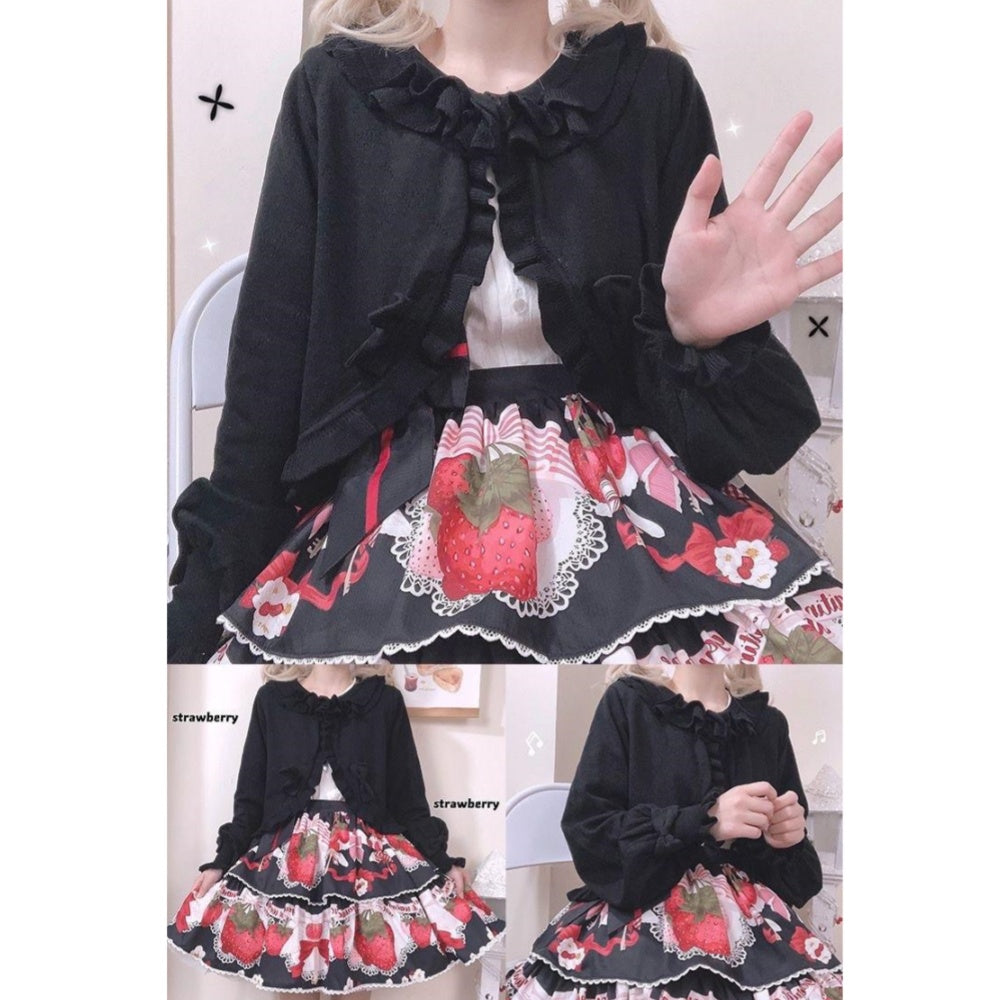 PULL BOLERO NOIR KAWAII LOLITA
