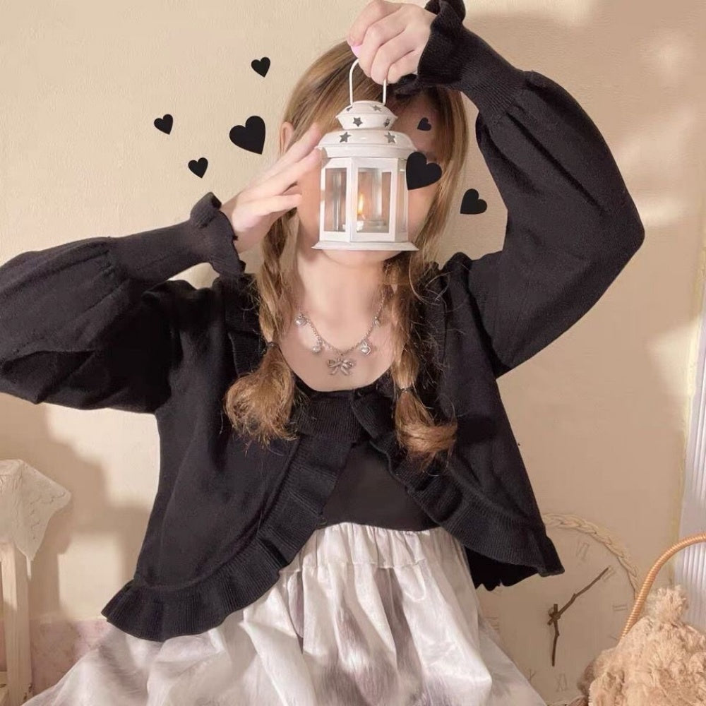 PULL BOLERO NOIR KAWAII LOLITA