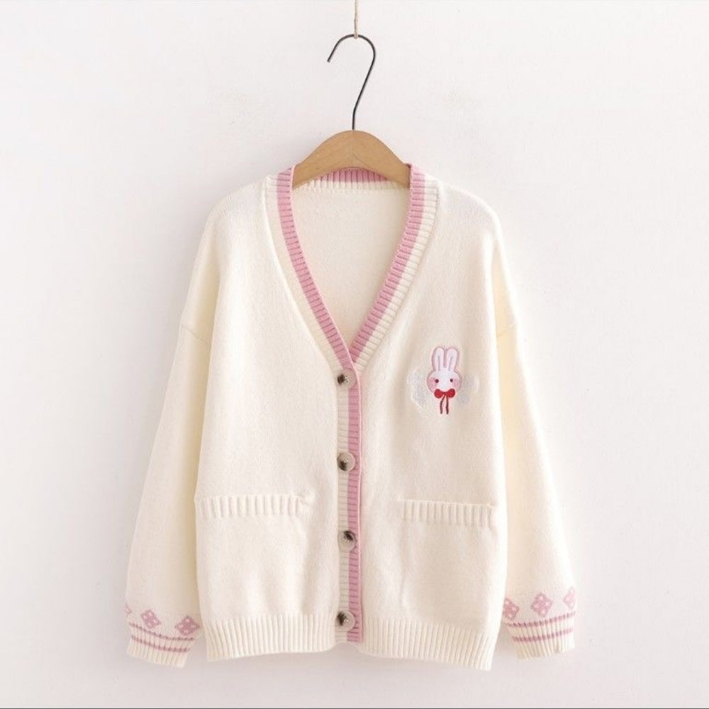 PULL FEMME LAPIN BEIGE AUTOMNE HIVER