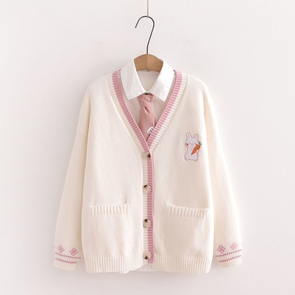 PULL FEMME LAPIN BEIGE AUTOMNE HIVER