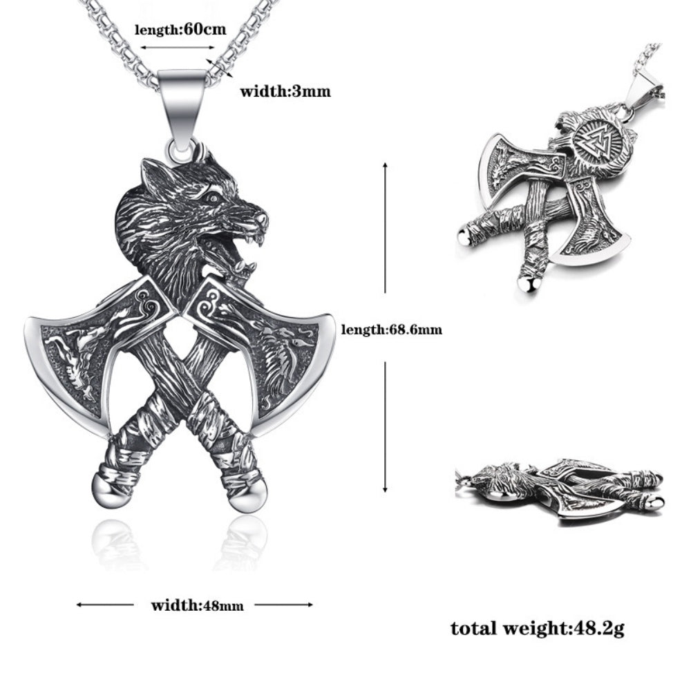 CHAINE TOMAHAWK VIKING LOUP