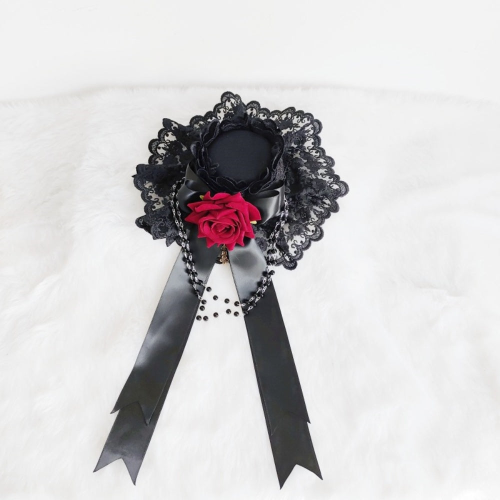 MINI CHAPEAU BIJOUX CHEVEUX CHAINE PERLE
