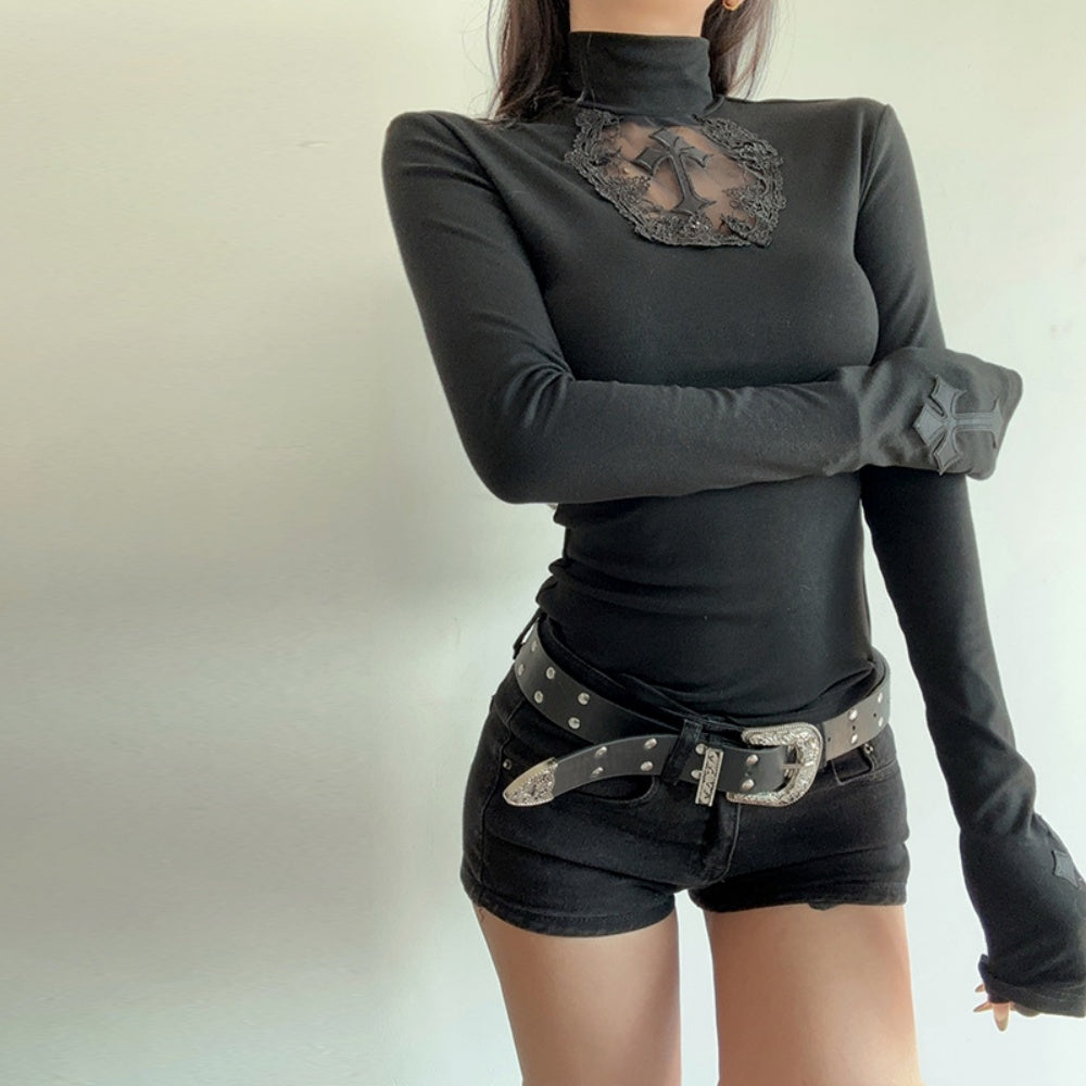 T SHIRT CROIX MANCHE LONG