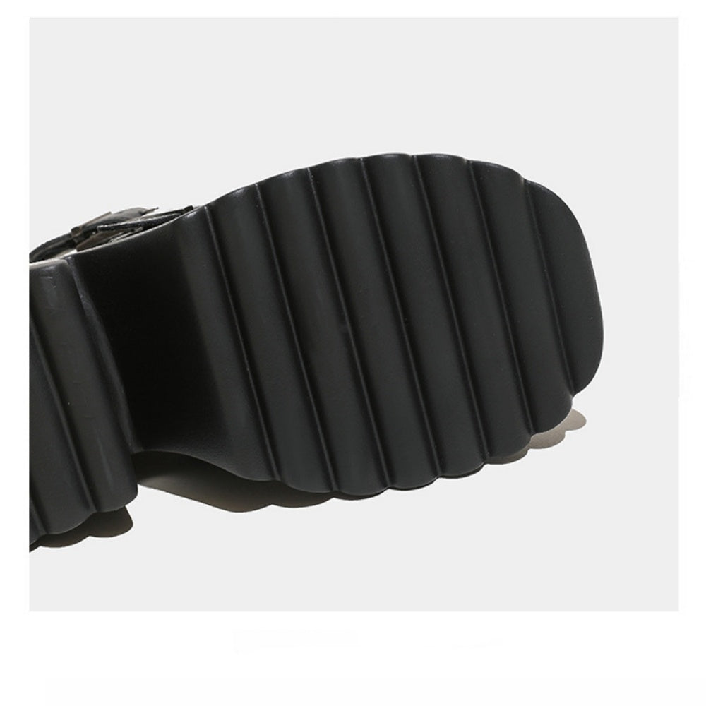 CHAUSSURES PUNK CLOUS CUIR TALON 8.5CM
