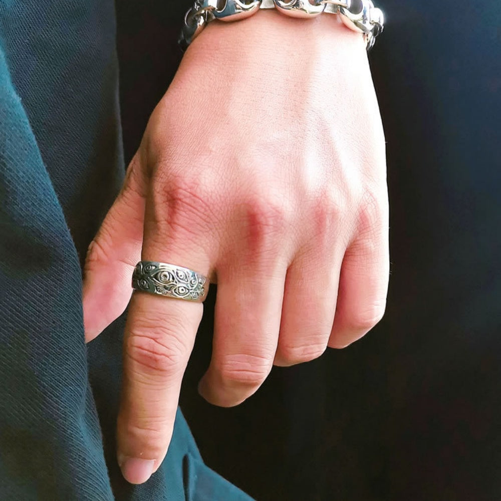 SUPER BAGUE OEIL VINTAGE