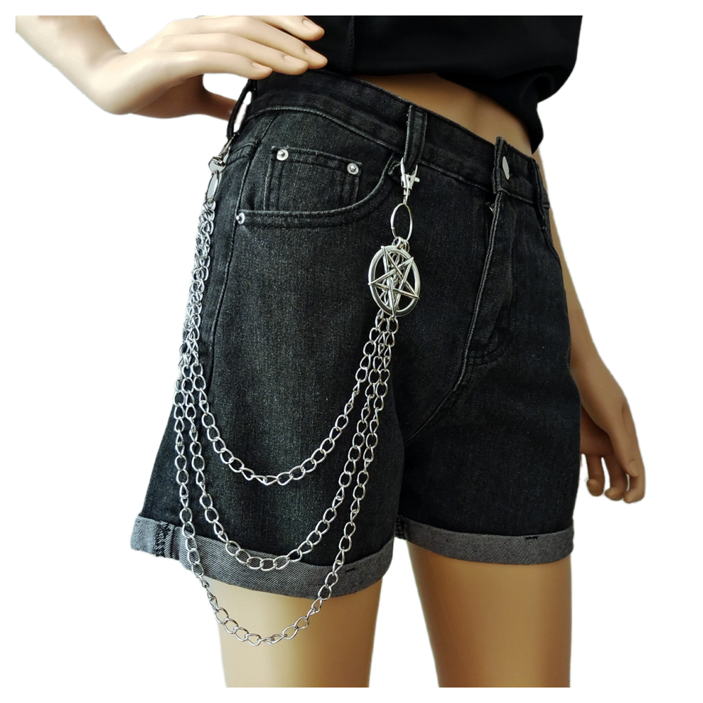 CHAINE PANTALON PENTAGRAMME