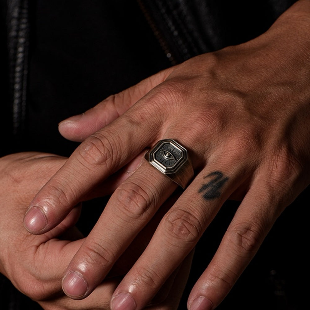 BAGUE DIABLE ACIER
