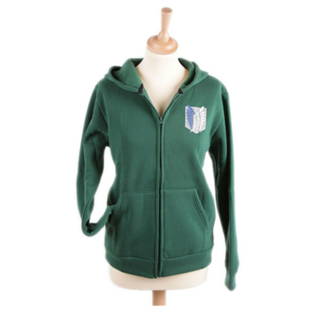 CAPUCHE SWEAT ATTAQUE DES TITANS SHINGEKI NO KYOJIN VERT UNISEX