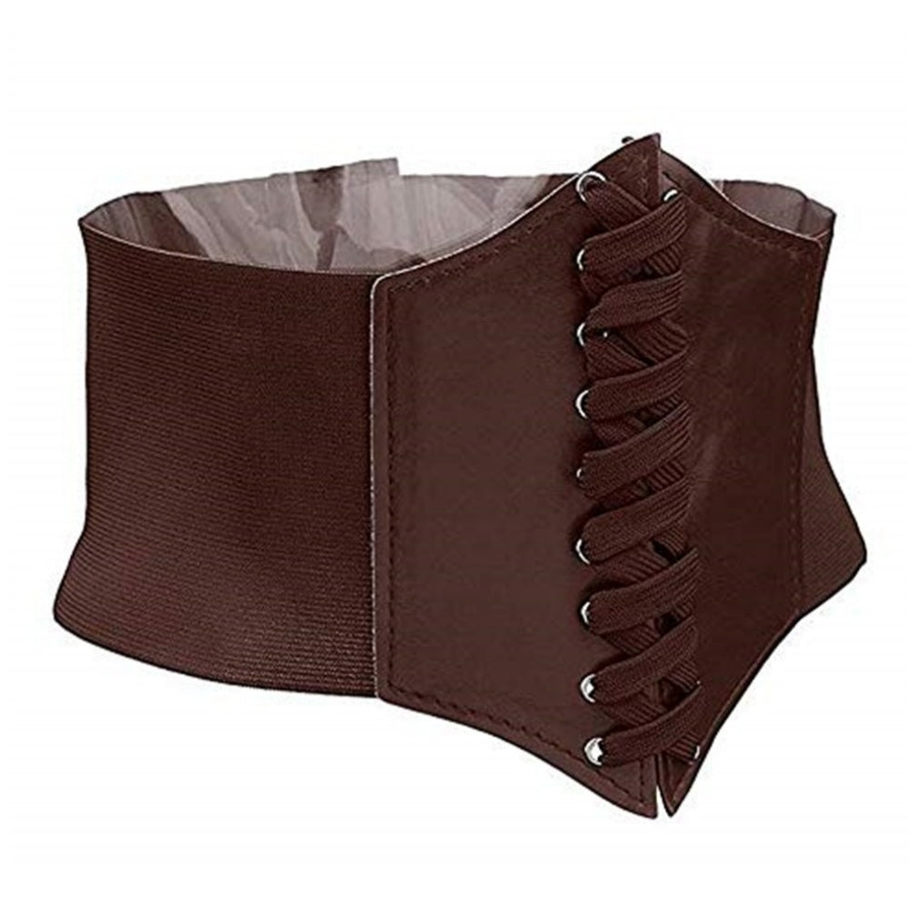 SERRE TAILLE RETRO STEAMPUNK MARRON