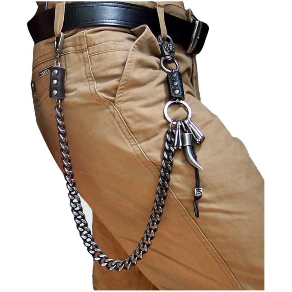 CHAINE PANTALON CORNE BIKER GOTHIQUE MOTARD METAL