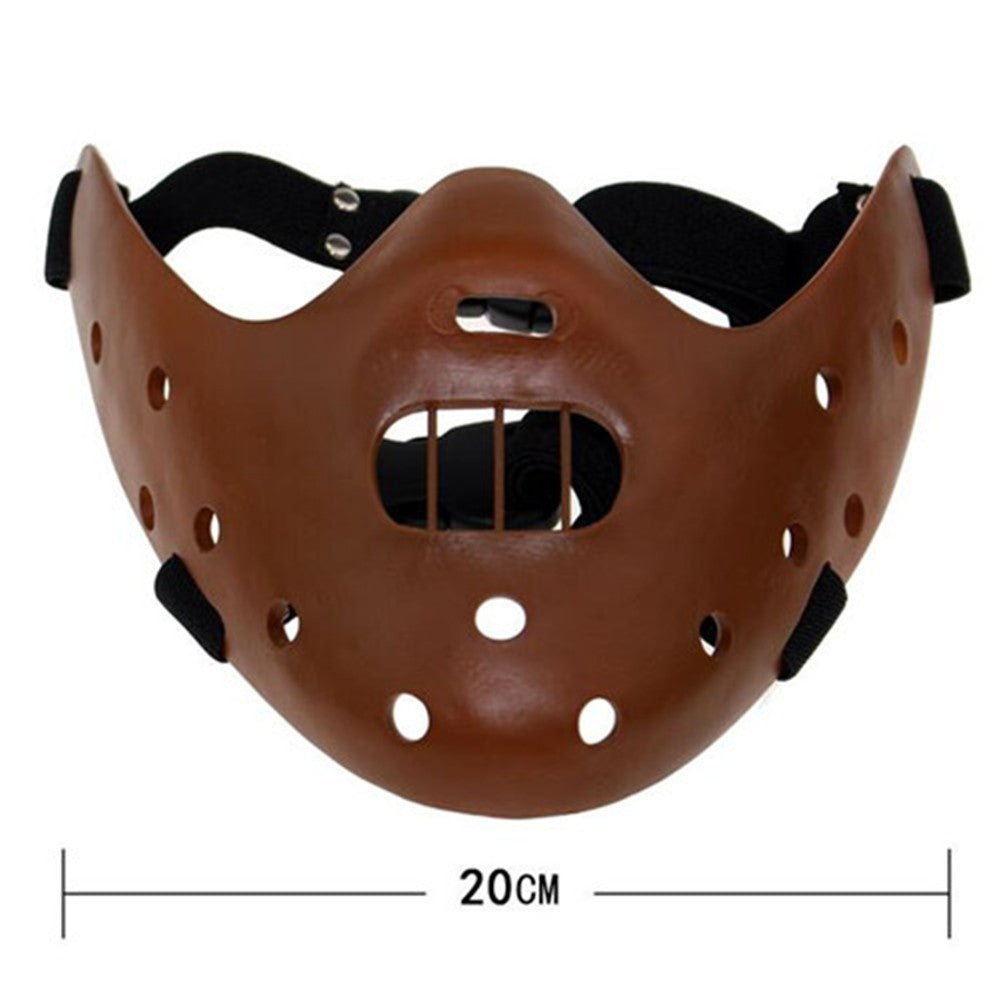 MASQUE HANNIBAL RESINE MARRON