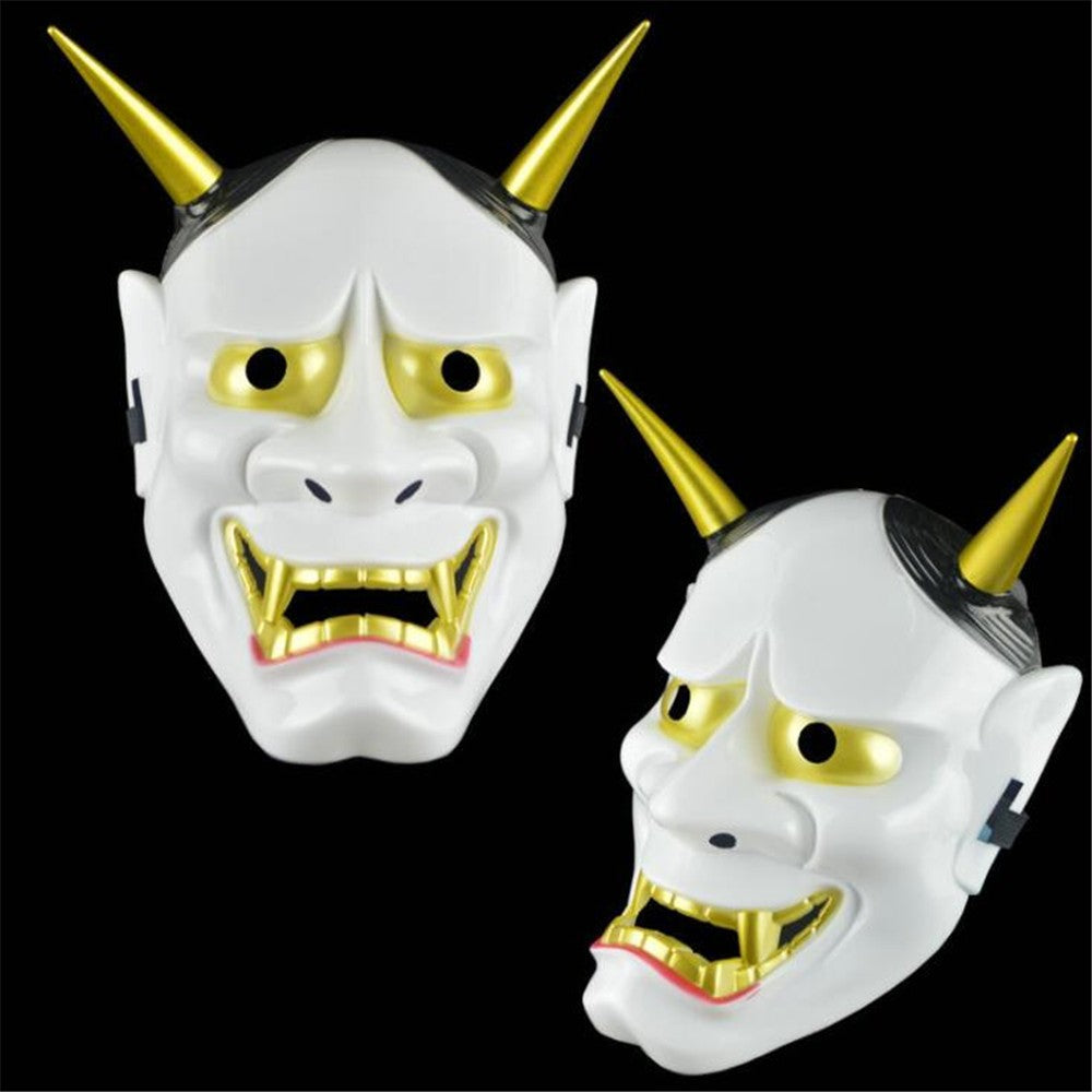 MASQUE DEGUISEMENT HANNYA JAPONAIS BLANC