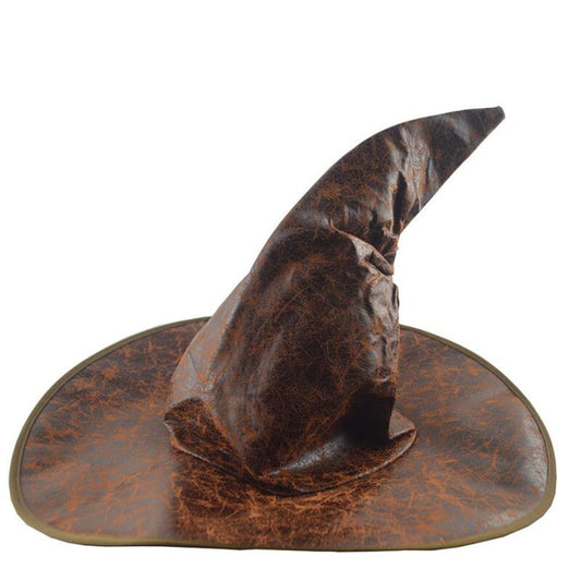 CHAPEAU SORCIERE MARRON RETRO