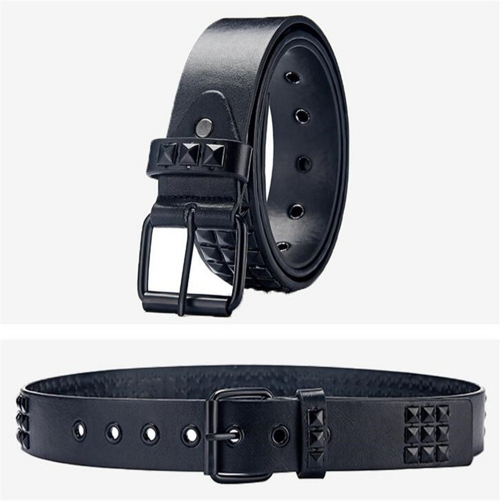 CEINTURE GOTHIQUE PUNK CLOUTE NOIR