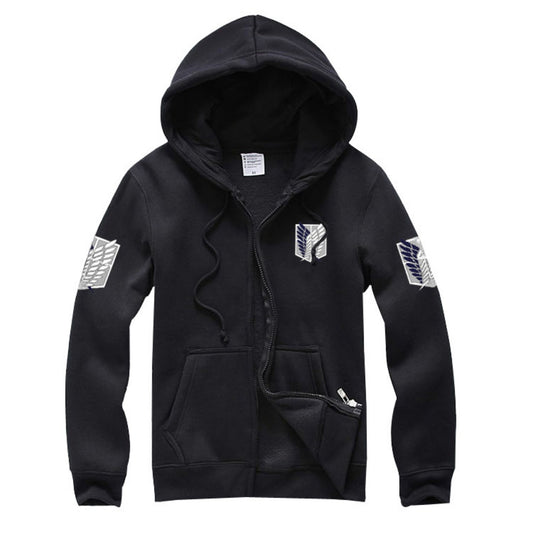 CAPUCHE SWEAT ATTAQUE DES TITANS SHINGEKI NO KYOJIN NOIR UNISEX