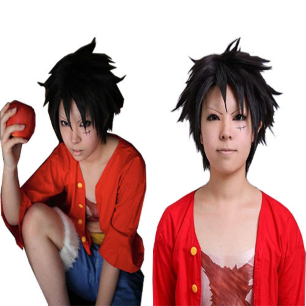 PERRUQUE COSPLAY NOIR LUFFY