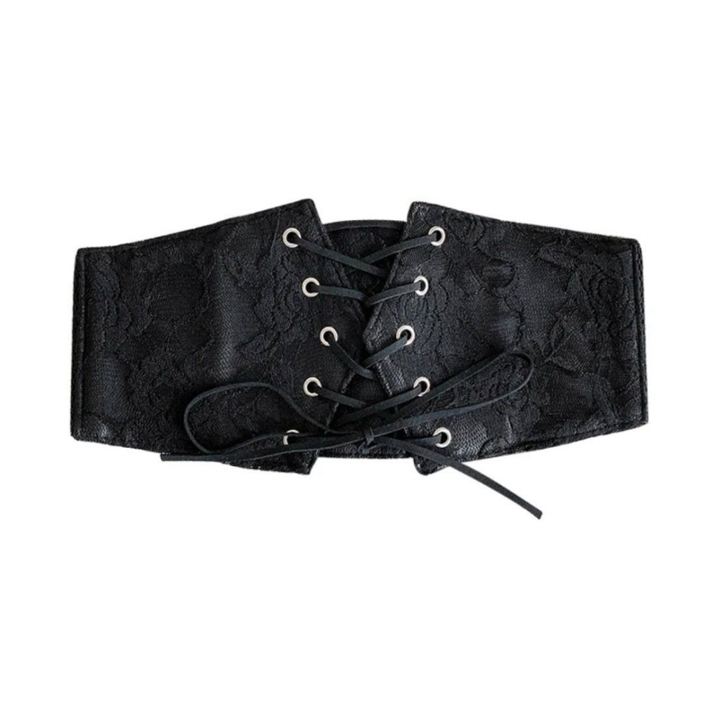 SERRE TAILLE LARGE DENTELLE