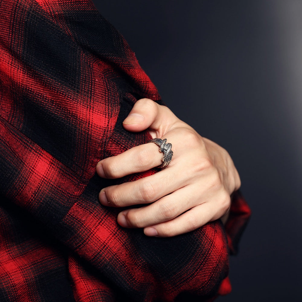JOLIE BAGUE CORDON TISSAGE