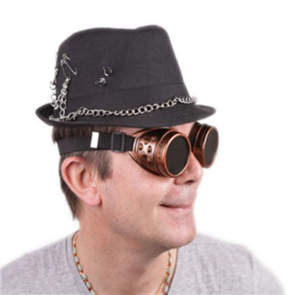 LUNETTES VIEILLI CYBER STEAMPUNK AVIATEUR